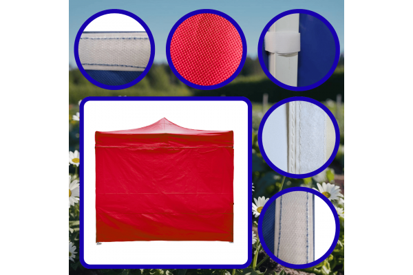 NAMIOT CIĘŻKI 3X3CZERWONY (ML)